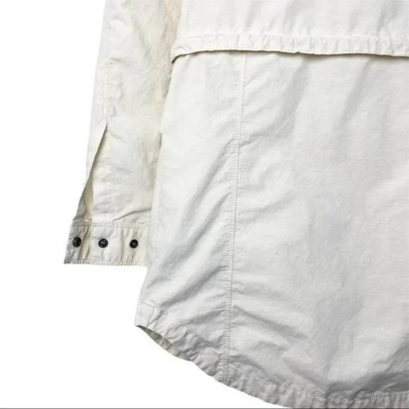 Columbia Off White / Cream Zip Up Hooded Jacket with Waist Drawstring - Picture 6 of 13